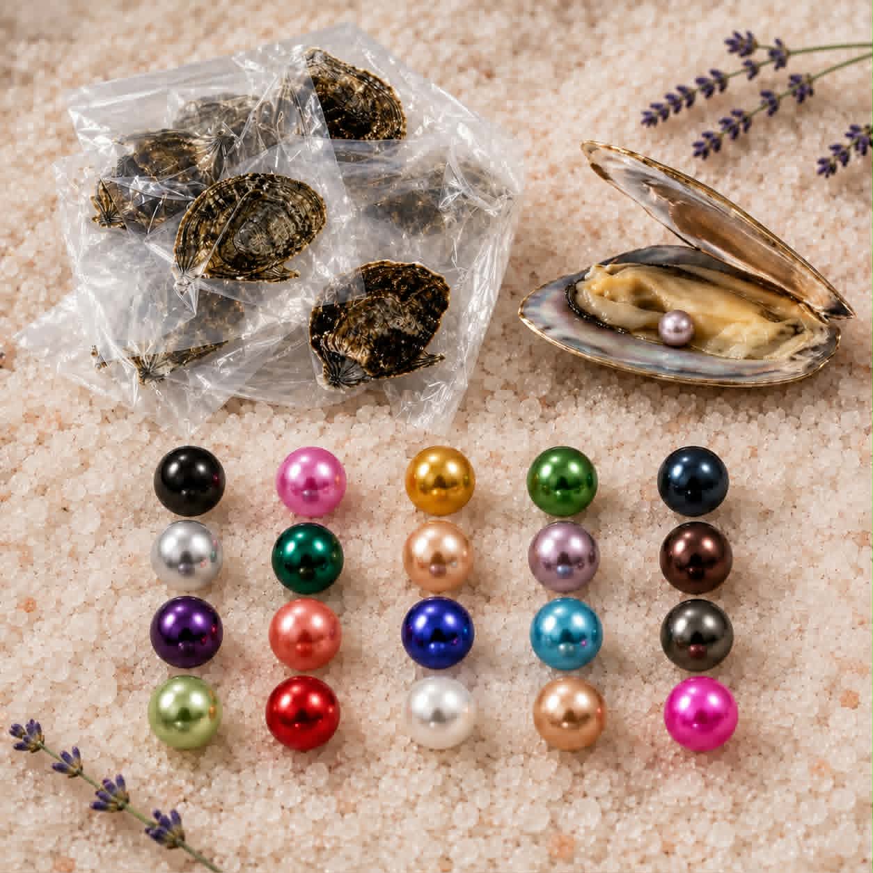 Single Round Pearl Oyster - Oyster Opening