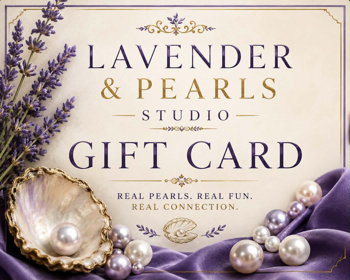 Lavender & Pearls Studio Gift Cards