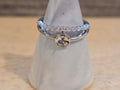 Double Band Cubic Zirconia Pearl Ring - Oyster Opening