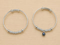 Sterling Silver Adjustable Bracelet - Oyster Opening