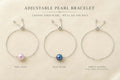 Adjustable Pearl Bracelet - Oyster Opening