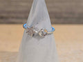 Star Cubic Zirconia Pearl Ring - Oyster Opening