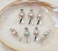 Hope Ribbon Pearl Pendant Cage - Oyster Opening