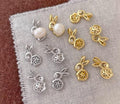 Little Bunny Pearl Pendant - One Round Oyster Opening