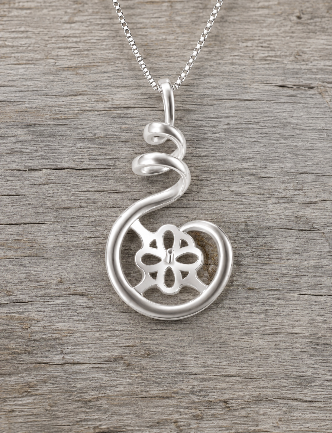 Swirl Sterling Silver pendant