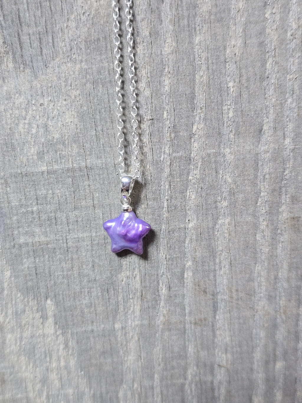 Simple Sterling Silver Pearl Drop Pendant Necklace