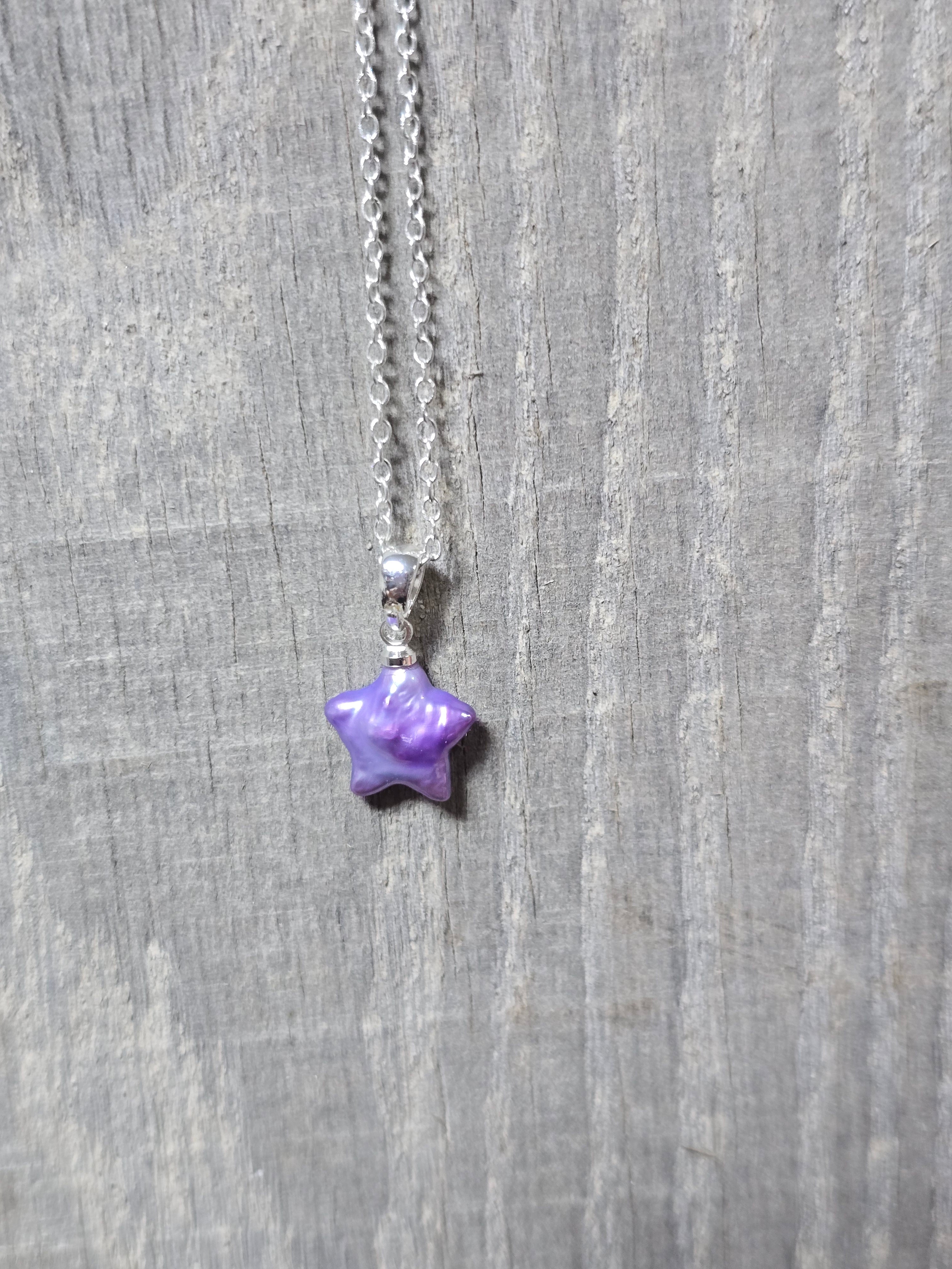 Simple Sterling Silver Pearl Drop Pendant Necklace