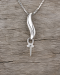 Flame Sterling Silver pendant