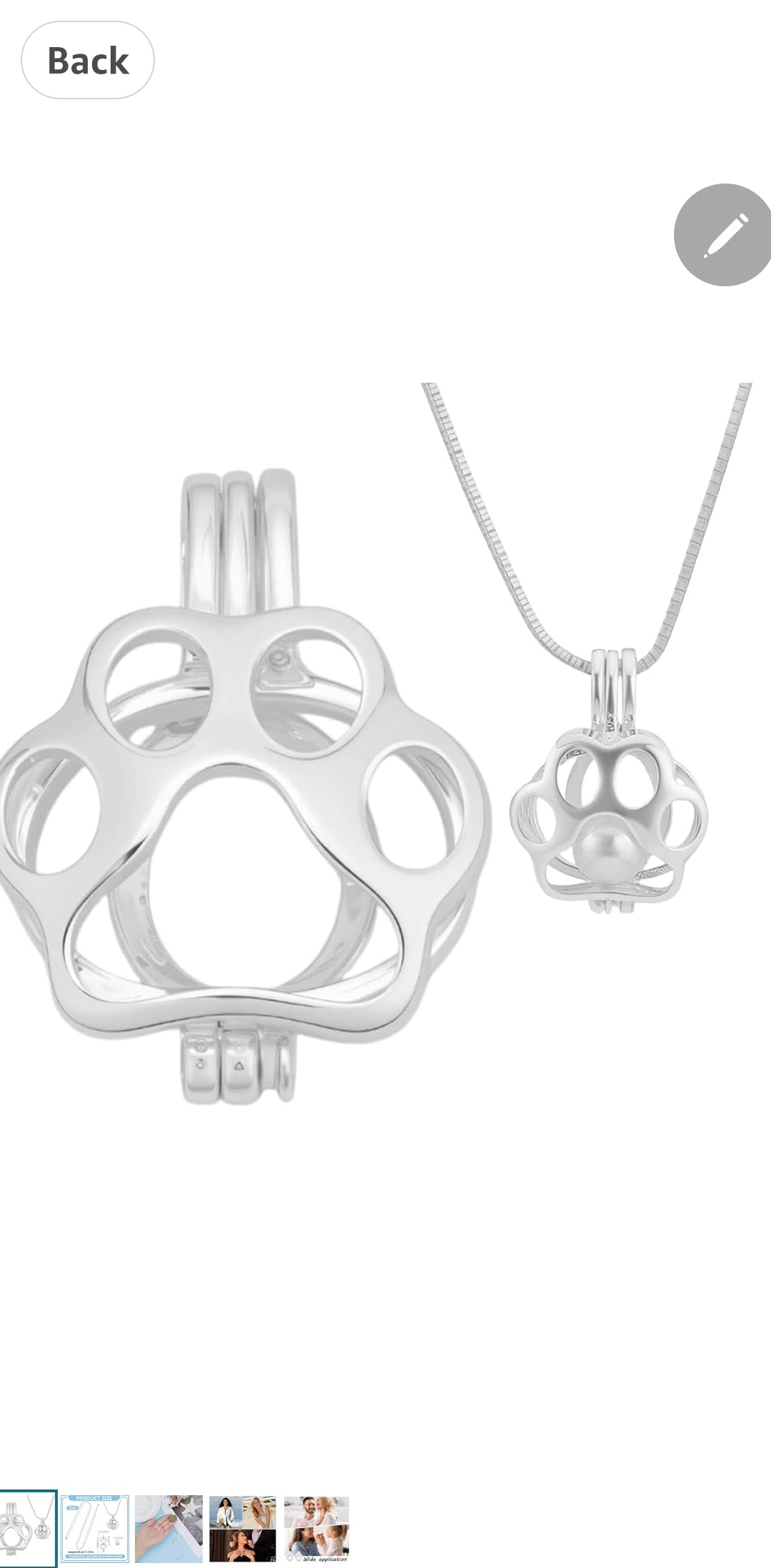 Paw Cage with Chain