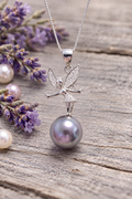 Fairy Pendant Sterling Silver with Oyster Opening