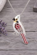 Cardinal Sterling Silver Cage