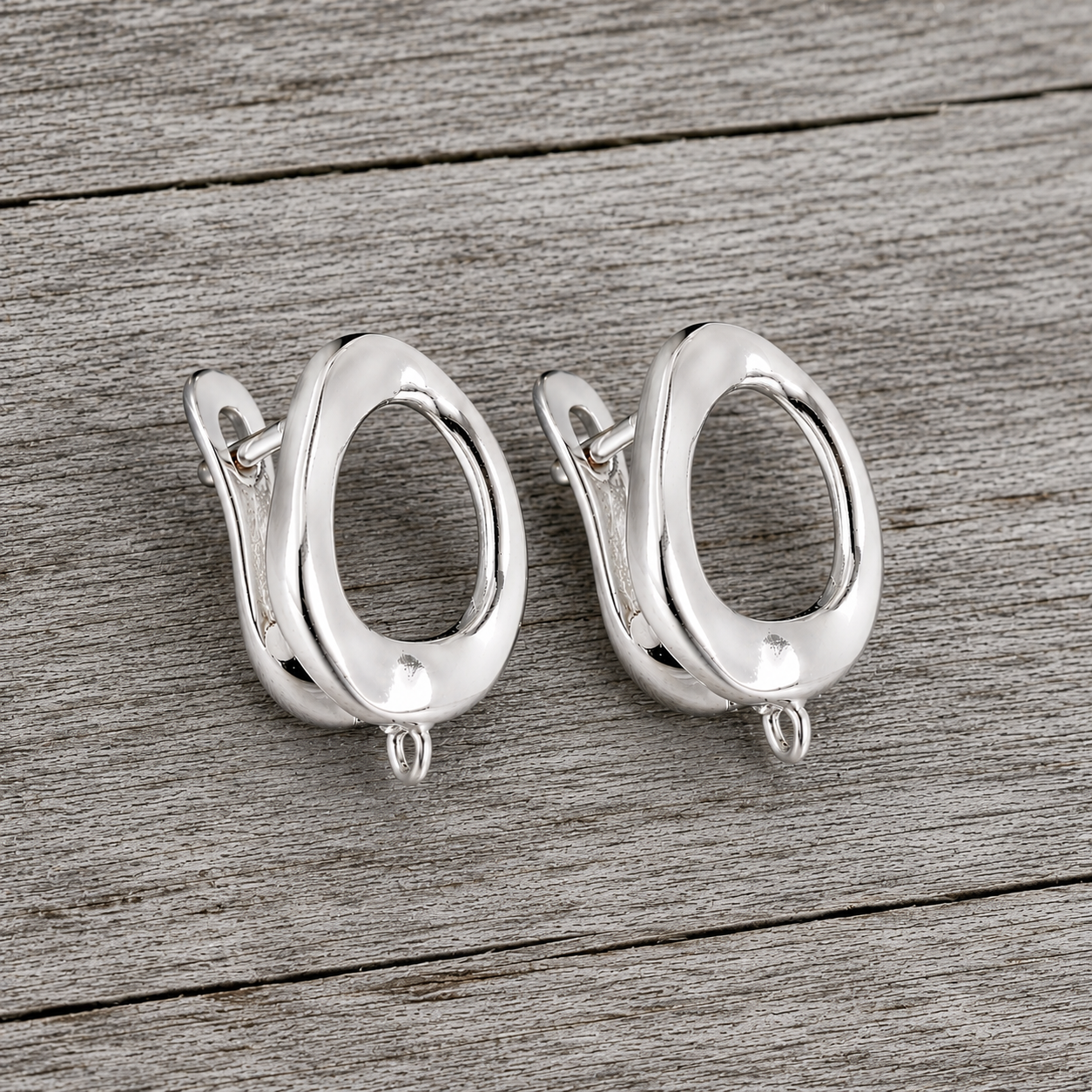 Simply Stated Silver Plated Earrings
