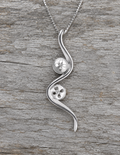 Double Twist Sterling Silver pendant