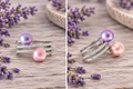Triple Swirl Rhinestone Ring 925 Sterling Silver
