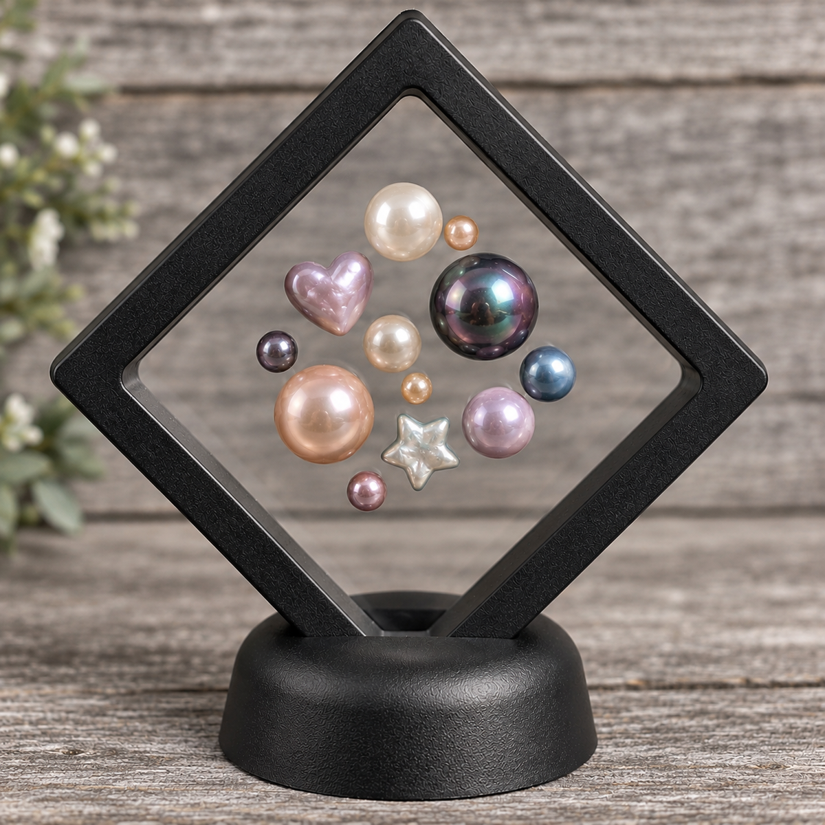 Floating Frame for Pearls